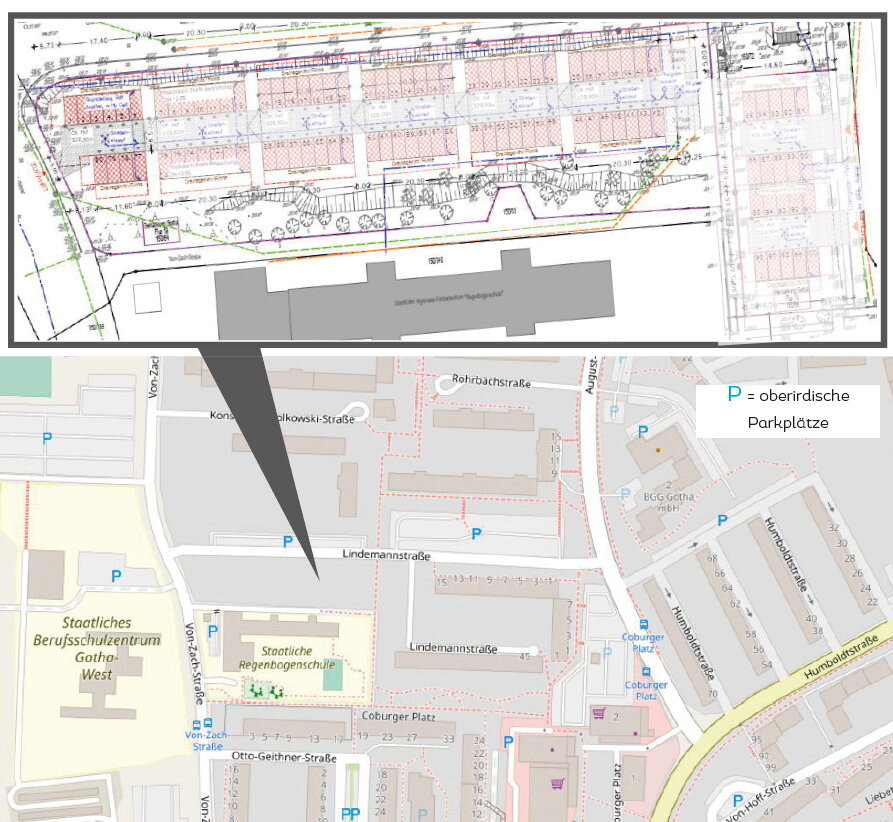 Garage zum Kauf 175.000 € Lindemannstraße 43 - 71 West Gotha 99867