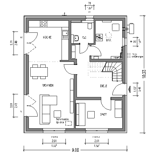 Einfamilienhaus zum Kauf provisionsfrei 362.850 € 5 Zimmer 127 m²<br/>Wohnfläche 770 m²<br/>Grundstück Süderstapel 25868