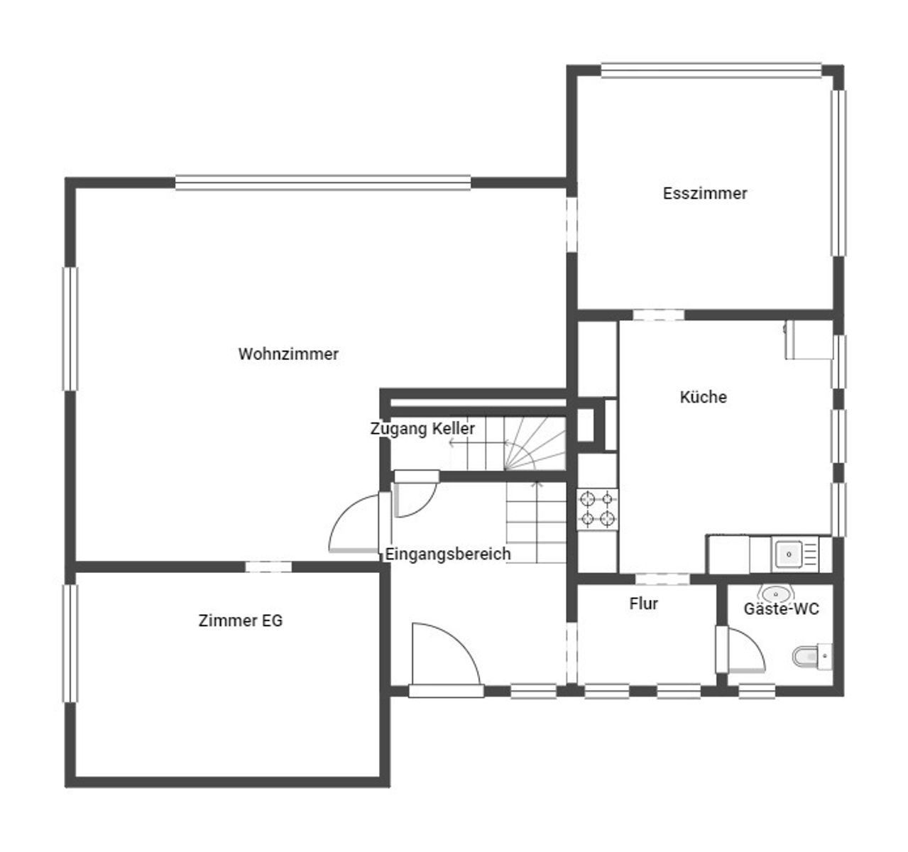 Einfamilienhaus zum Kauf 149.000 € 5 Zimmer 116,3 m²<br/>Wohnfläche 941,3 m²<br/>Grundstück Leck Leck 25917