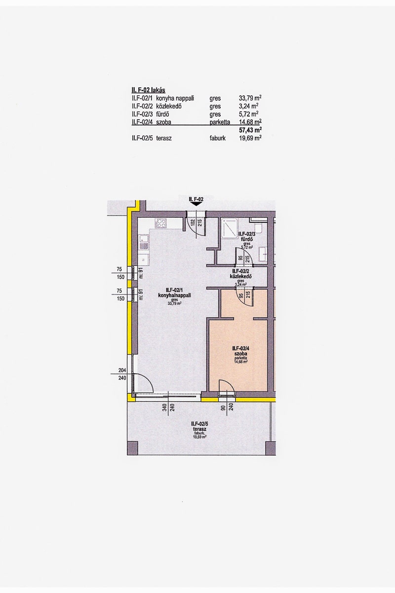 Wohnung zum Kauf provisionsfrei 222.000 € 2 Zimmer 77 m²<br/>Wohnfläche EG<br/>Geschoss Keszthely 8360