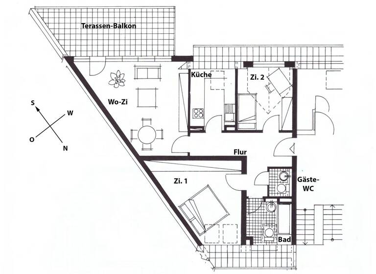Wohnung zur Miete 1.030 € 3 Zimmer 80 m² Geschoss 2/3 frei ab 01.05.2026 Oestrich Oestrich-Winkel 65375