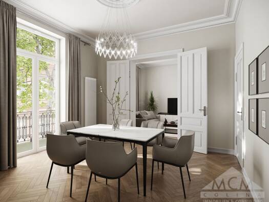 Wohnung zum Kauf 719.000 € 3 Zimmer 82,5 m² 1. Geschoss Nordend-West Frankfurt am Main 60318
