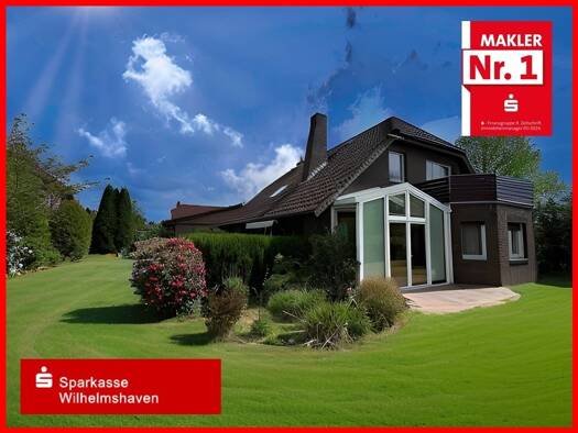 Einfamilienhaus zum Kauf 365.000 € 5 Zimmer 178,4 m² 718 m² Grundstück Wilhelmshaven 26389