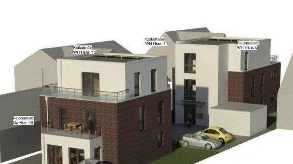 Wohnung zum Kauf - Erstbezug 350.500 € 3 Zimmer 85,6 m² 1. Geschoss Feldmarkstraße 8 Lippramsdorf Haltern am See 45721