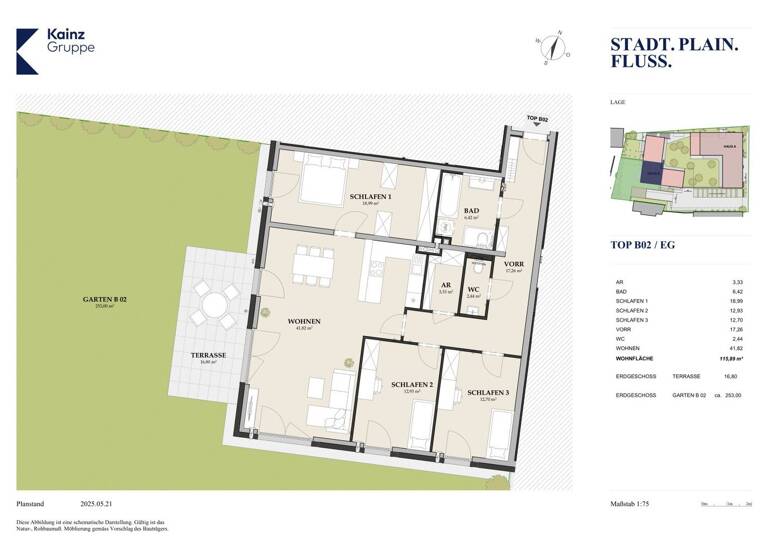 Wohnung zum Kauf - Erstbezug 900.000 € 4 Zimmer 115,9 m² EG Salzburg 5020