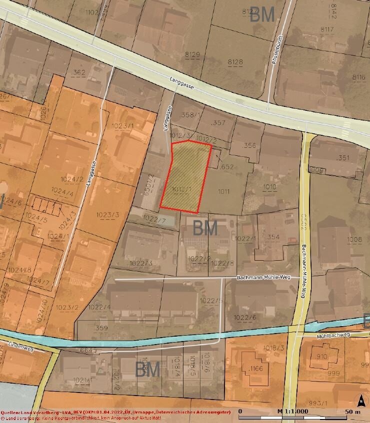 Grundstück zum Kauf 451.920 € 538 m²<br/>Grundstück Langgasse Rankweil 6830