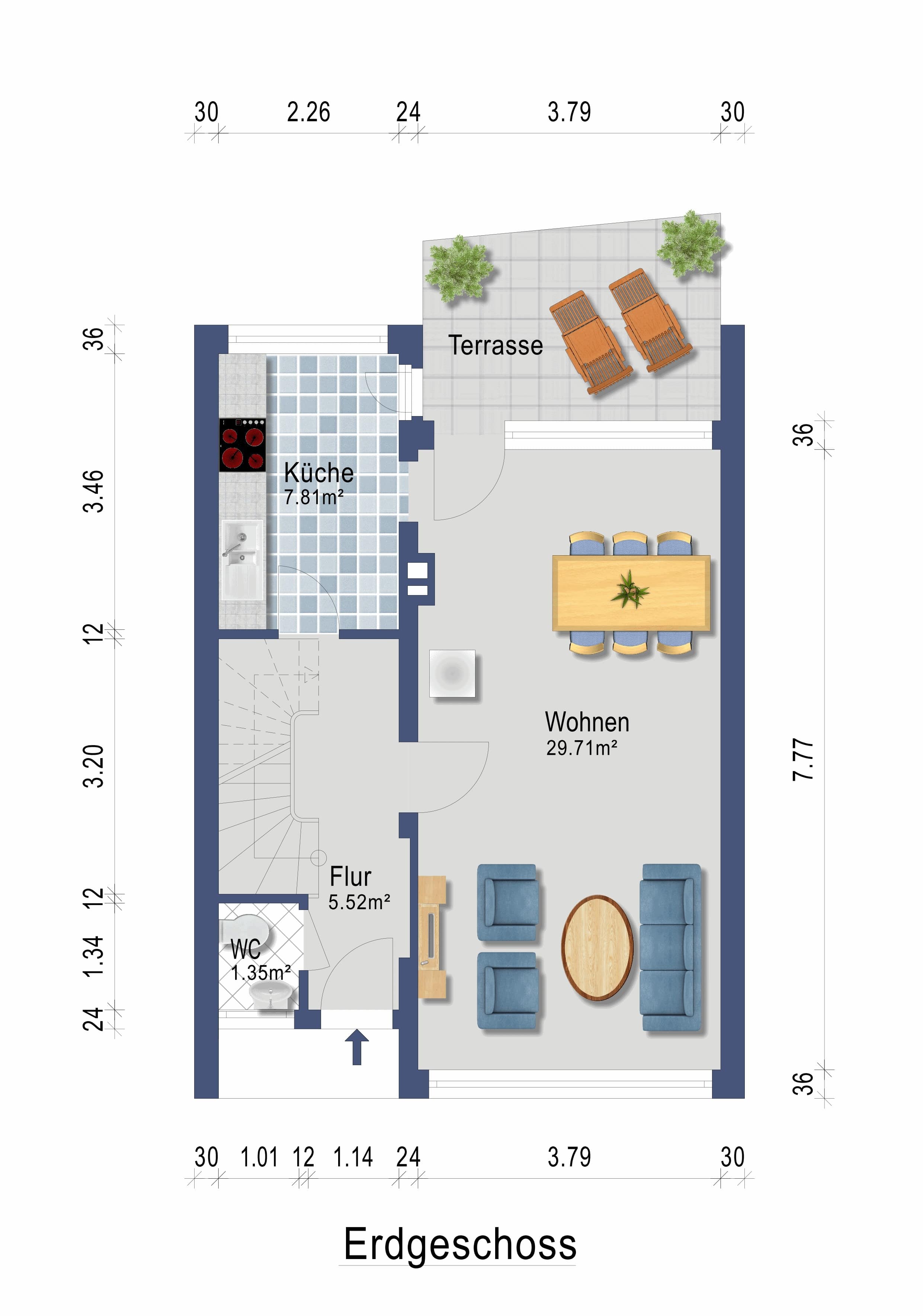 Reihenmittelhaus zum Kauf 530.000 € 5 Zimmer 100 m²<br/>Wohnfläche 275 m²<br/>Grundstück Hetterscheidt Heide Heiligenhaus 42579