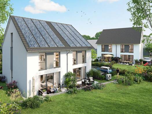 Doppelhaushälfte zum Kauf - Erstbezug provisionsfrei 669.000 € 6 Zimmer 134,4 m² 240 m² Grundstück Vogelsang Neuss 41462