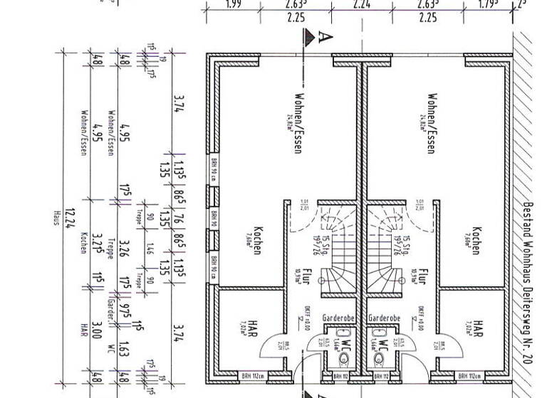 Doppelhaushälfte zum Kauf 549.000 € 3 Zimmer 100 m²<br/>Wohnfläche 452 m²<br/>Grundstück Kinderhaus Münster 48159