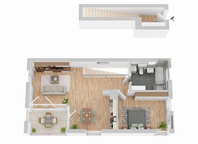 Wohnung zum Kauf - Erstbezug provisionsfrei 449.900 € 2 Zimmer 71 m² 2 Geschosse St Mang Kempten 87437