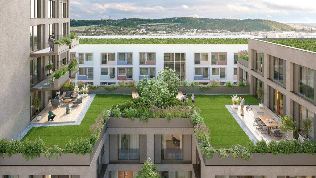 Wohnung zum Kauf - Erstbezug 898.406 € 4,5 Zimmer 119,9 m² 3. Geschoss Kaarstraße 11 und 13 Urfahr Linz 4040