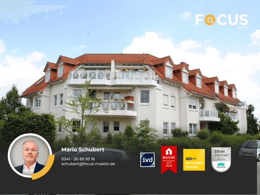 Wohnung zur Miete 835 € 2 Zimmer 61,5 m² 1. Geschoss frei ab 01.12.2026 Schwalbenbogen 10 Markkleeberg Markkleeberg 04416