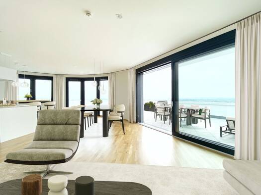 Penthouse zur Miete - Erstbezug 2.345 € 3,5 Zimmer 197 m² 8. Geschoss frei ab 01.11.2025 Seeweg 19 Dornstadt 89160