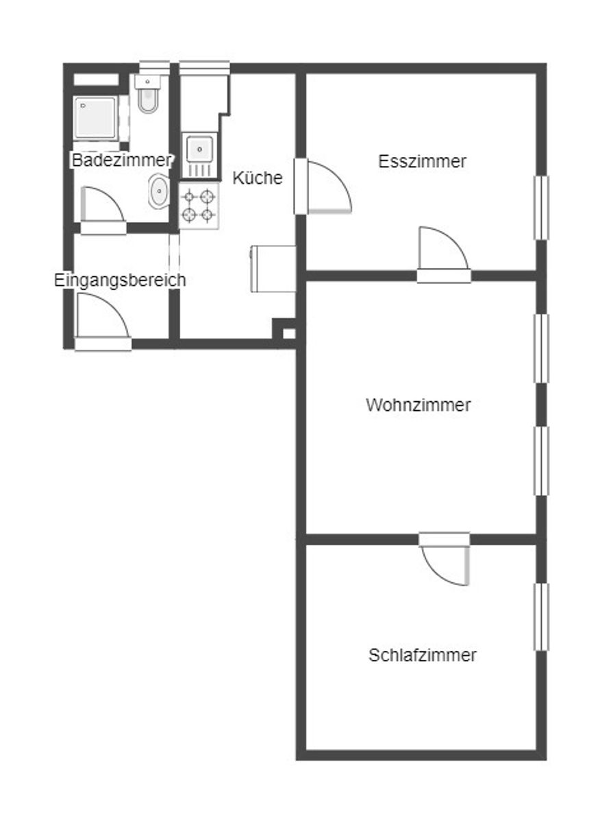 Wohnung zum Kauf 119.750 € 3 Zimmer 52,3 m²<br/>Wohnfläche 1.<br/>Geschoss Gütersloh Gütersloh 33332