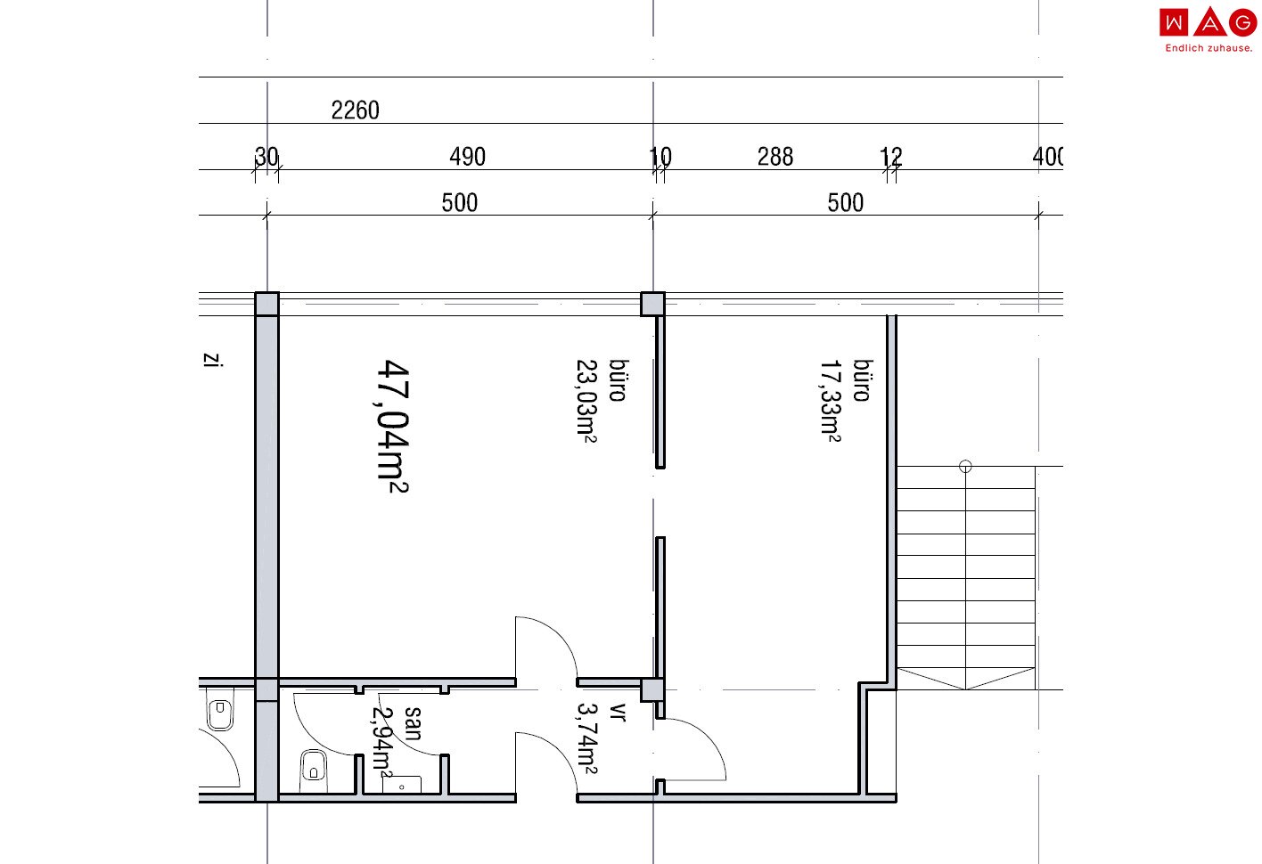 Praxis zur Miete 10,58 € 46,8 m²<br/>Bürofläche Waldegg Linz 4020