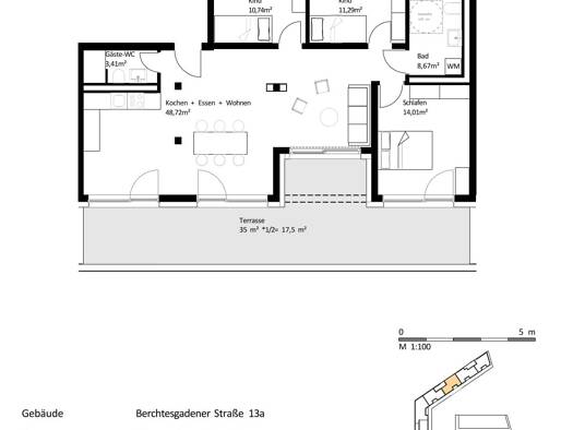 Penthouse zum Kauf - Neubau provisionsfrei als Kapitalanlage geeignet 764.000 € 4 Zimmer 114,3 m² Burghausen Burghausen 84489