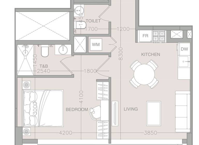 Wohnung zum Kauf provisionsfrei 301.871 € 2 Zimmer 65 m² Dubai 00000