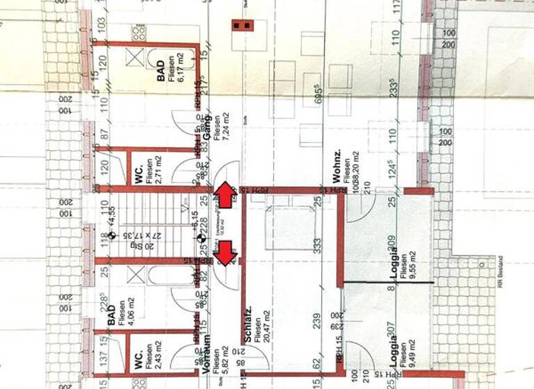 Wohnung zum Kauf 95.000 € 280 m² 2. Geschoss Enns 4470