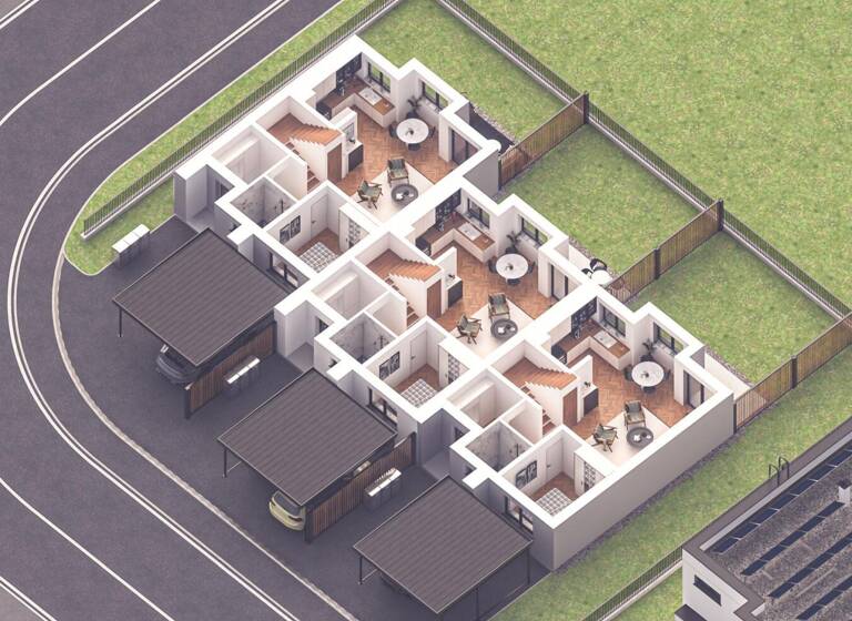 Reihenmittelhaus zum Kauf - Erstbezug 379.000 € 5 Zimmer 113 m² 616 m² Grundstück Exlwöhr 4871