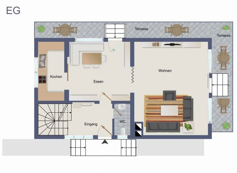 Einfamilienhaus zum Kauf 498.000 € 4,5 Zimmer 116 m² 352 m² Grundstück Neuhausen auf den Fildern 73765