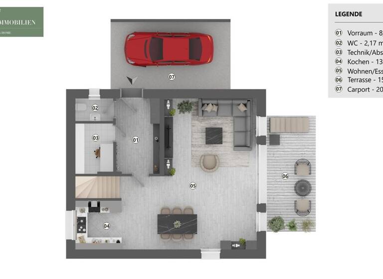 Doppelhaushälfte zum Kauf - Erstbezug 409.000 € 4 Zimmer 120,2 m² 467,5 m² Grundstück Andorf 4770