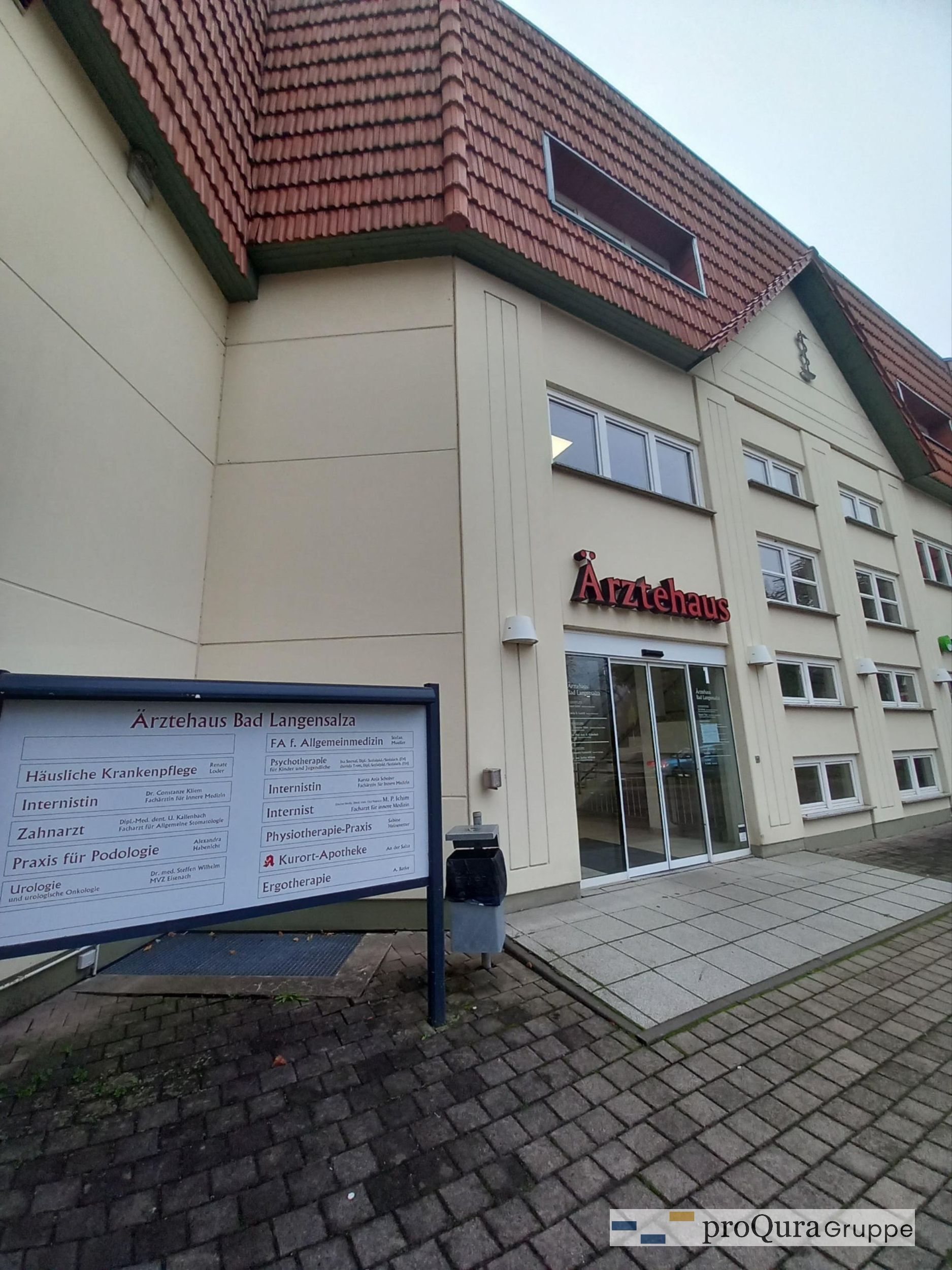 Praxis zur Miete 197,24 € 22,1 m²<br/>Bürofläche Bahnhofstraße 1 Bad Langensalza Bad Langensalza 99947