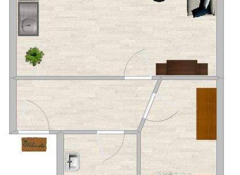 Wohnung zur Miete 270 € 2 Zimmer 45 m² 4. Geschoss Crimmitschau 08451