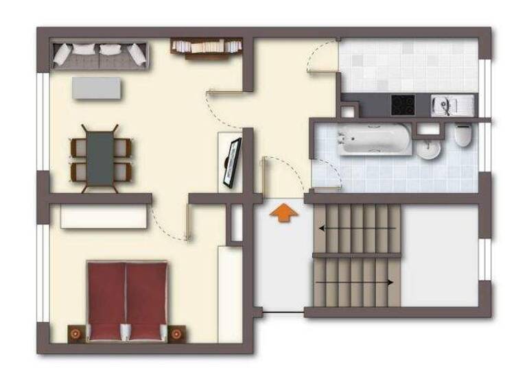 Wohnung zur Miete 380 € 2 Zimmer 47 m² 4. Geschoss frei ab 01.05.2026 Zwenkau 04442