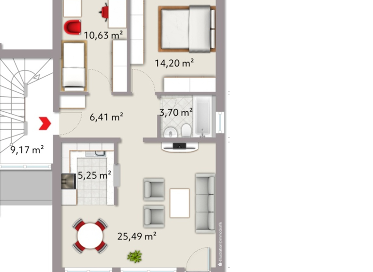 Wohnung zum Kauf 195.000 € 3,5 Zimmer 71 m² Langendreer Bochum 44892