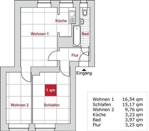 Wohnung zur Miete – další