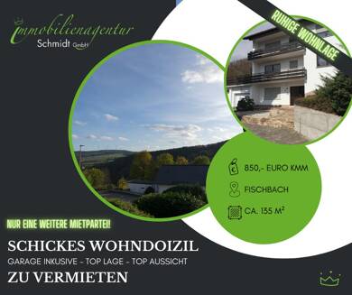 Maisonette zur Miete 850 € 4 Zimmer 140 m² 1. Geschoss Fischbach 55743