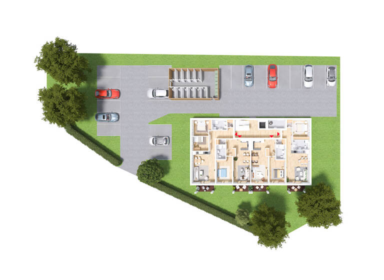 Wohnung zum Kauf - Erstbezug 399.900 € 3 Zimmer 101 m² Herzogau Pilsting 94431