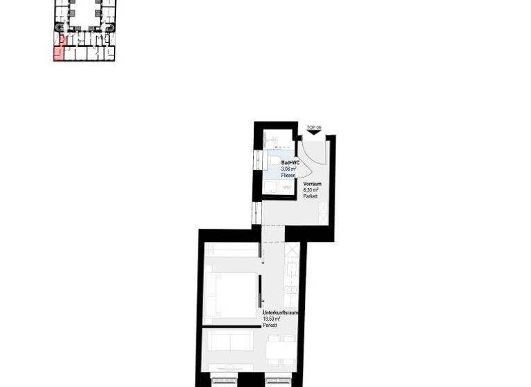 Studio zum Kauf - Erstbezug 197.491 € 1 Zimmer 28,4 m² 1. Geschoss Paulusgasse 5 Wien 1030