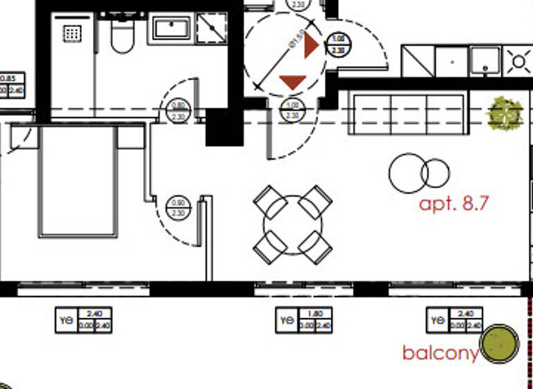 Wohnung zum Kauf 270.000 € 2 Zimmer 56 m² 8. Geschoss Thessaloniki