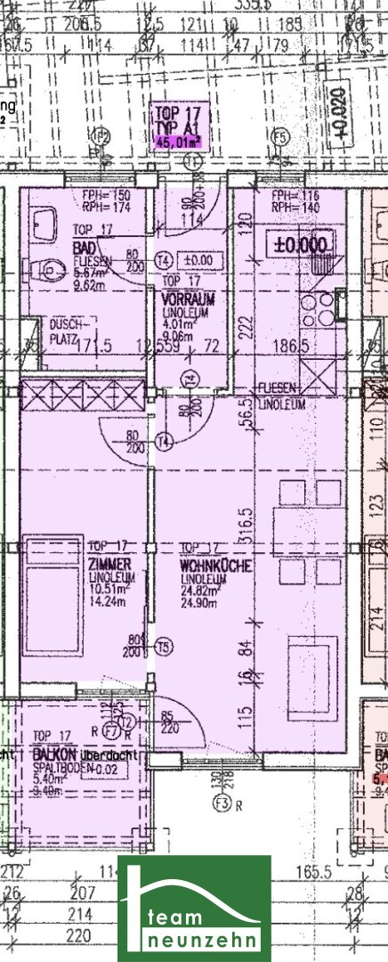 Wohnung zum Kauf 97.000 € 2 Zimmer 45 m²<br/>Wohnfläche EG<br/>Geschoss Bahnhofstraße 213 Paternion 9711