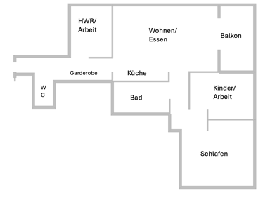 Wohnung zur Miete 999 € 4 Zimmer 91 m² 1. Geschoss Wüllen Ahaus 48683