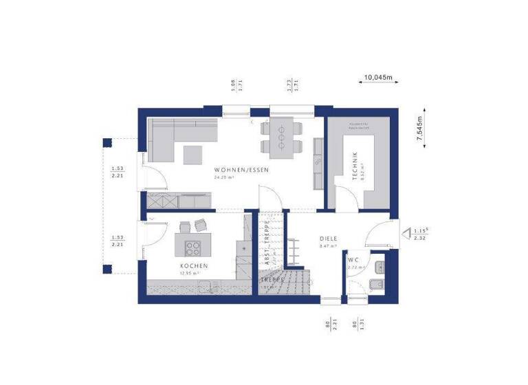 Einfamilienhaus zum Kauf - Erstbezug 493.560 € 5 Zimmer 121 m² 450 m² Grundstück Rötenbach Bad Teinach- Zavelstein 75385