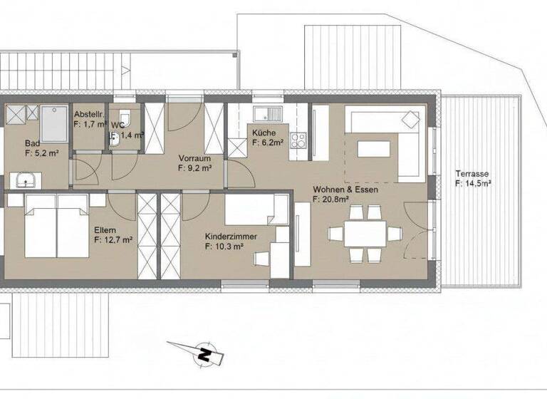 Wohnung zum Kauf - Erstbezug 273.770 € 3 Zimmer 67,5 m² 1. Geschoss Sankt Radegund bei Graz 8061