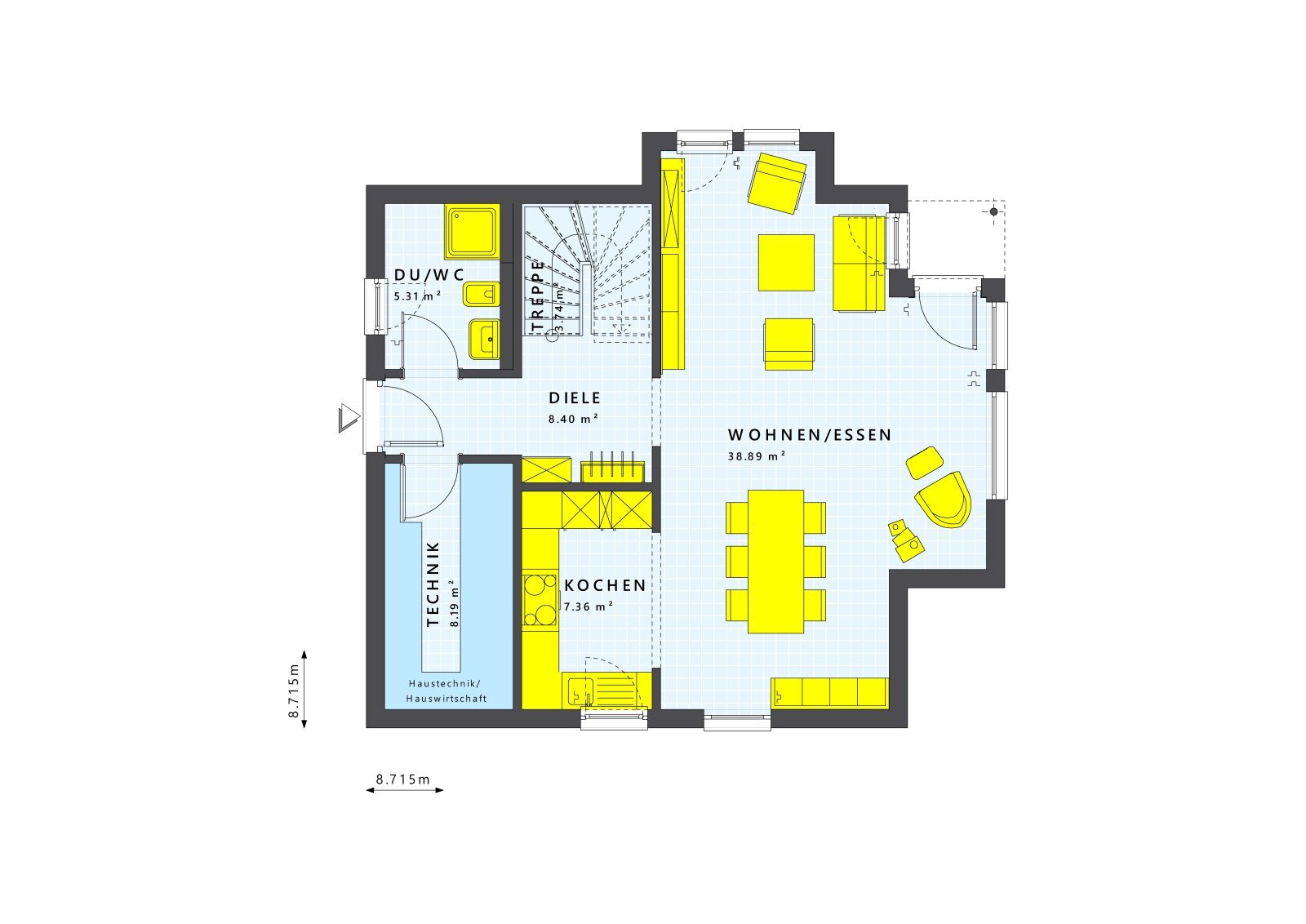 Einfamilienhaus zum Kauf 393.320 € 4 Zimmer 125,4 m²<br/>Wohnfläche 612 m²<br/>Grundstück Nägelstedt Nägelstedt 99947