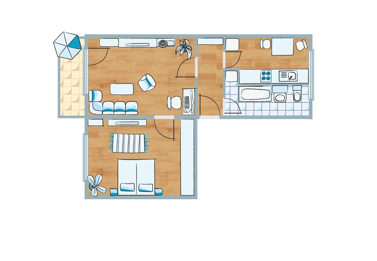 Wohnung zur Miete 316 € 2 Zimmer 49,4 m²<br/>Wohnfläche 4.<br/>Geschoss 01.02.2025<br/>Verfügbarkeit Kopenhagener Straße 23 Hohenstücken Brandenburg 14772