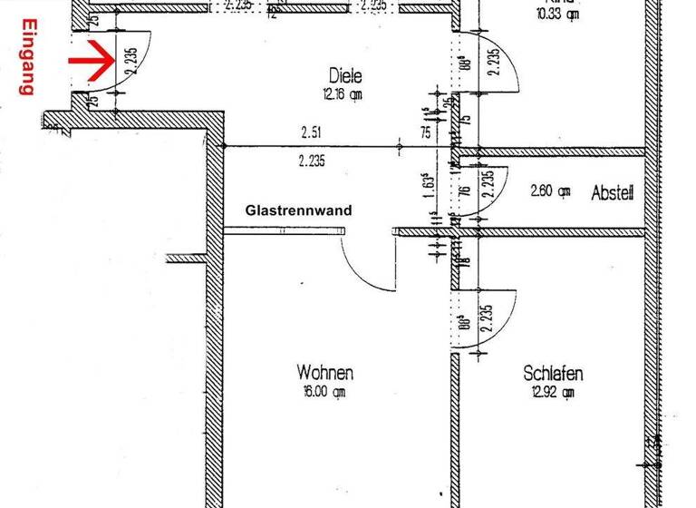 Wohnung zur Miete 550 € 3 Zimmer 67,5 m² 1. Geschoss frei ab sofort Eckdrift 79 Krebsförden Schwerin 19061