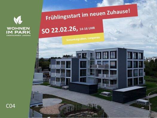 Wohnung zum Kauf - Neubau provisionsfrei 476.900 € 3 Zimmer 91,6 m² EG Am Simontalgraben 23 Langenau 89129