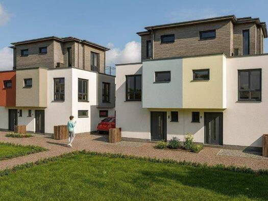 Doppelhaushälfte zum Kauf - Erstbezug provisionsfrei 634.000 € 5 Zimmer 142 m² 144 m² Grundstück Richthofenstraße 4 Teningen Teningen 79331