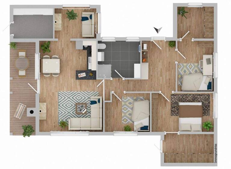 Einfamilienhaus zum Kauf 279.000 € 4 Zimmer 106 m² 1.094 m² Grundstück Sprengel Neuenkirchen 29643