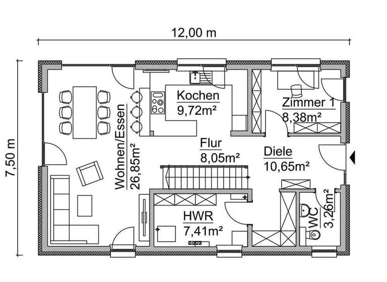 Einfamilienhaus zum Kauf 406.530 € 5 Zimmer 144 m² 771 m² Grundstück Kitzscher 04567