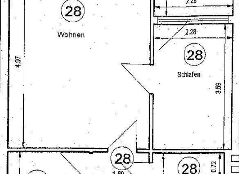 Wohnung zum Kauf provisionsfrei 99.500 € 2 Zimmer 41,8 m² 3. Geschoss Krämpfervorstadt Erfurt 99085