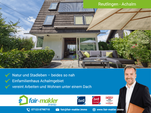 Einfamilienhaus zum Kauf 899.000 € 4 Zimmer 142 m² 840 m² Grundstück Burgholz Reutlingen 72766