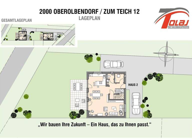 Einfamilienhaus zum Kauf - Erstbezug provisionsfrei 545.000 € 4 Zimmer 124 m² 413 m² Grundstück Oberolbendorf 2000