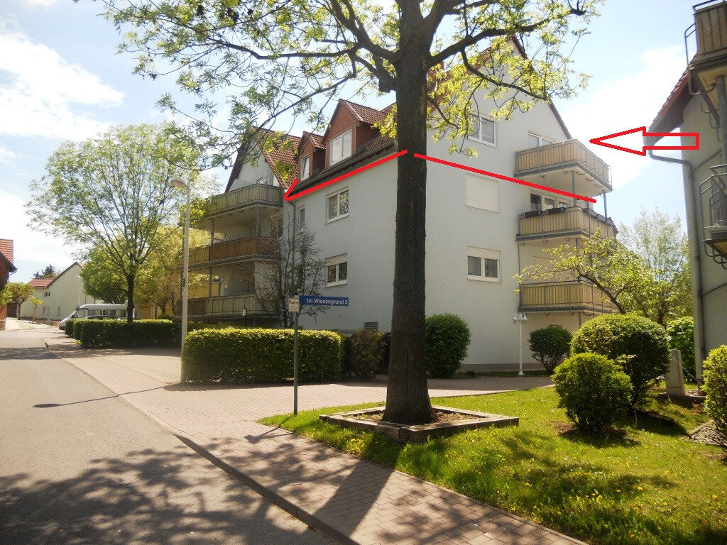 Wohnung zum Kauf provisionsfrei als Kapitalanlage geeignet 110.000 € 1,5 Zimmer 48 m²<br/>Wohnfläche Im Wiesengrund 1-5 Dittelstedt Erfurt 99099