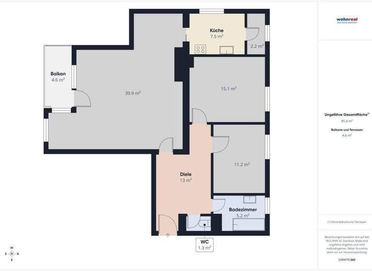 Wohnung zum Kauf 220.000 € 3 Zimmer 95 m² Greifenburg 9761